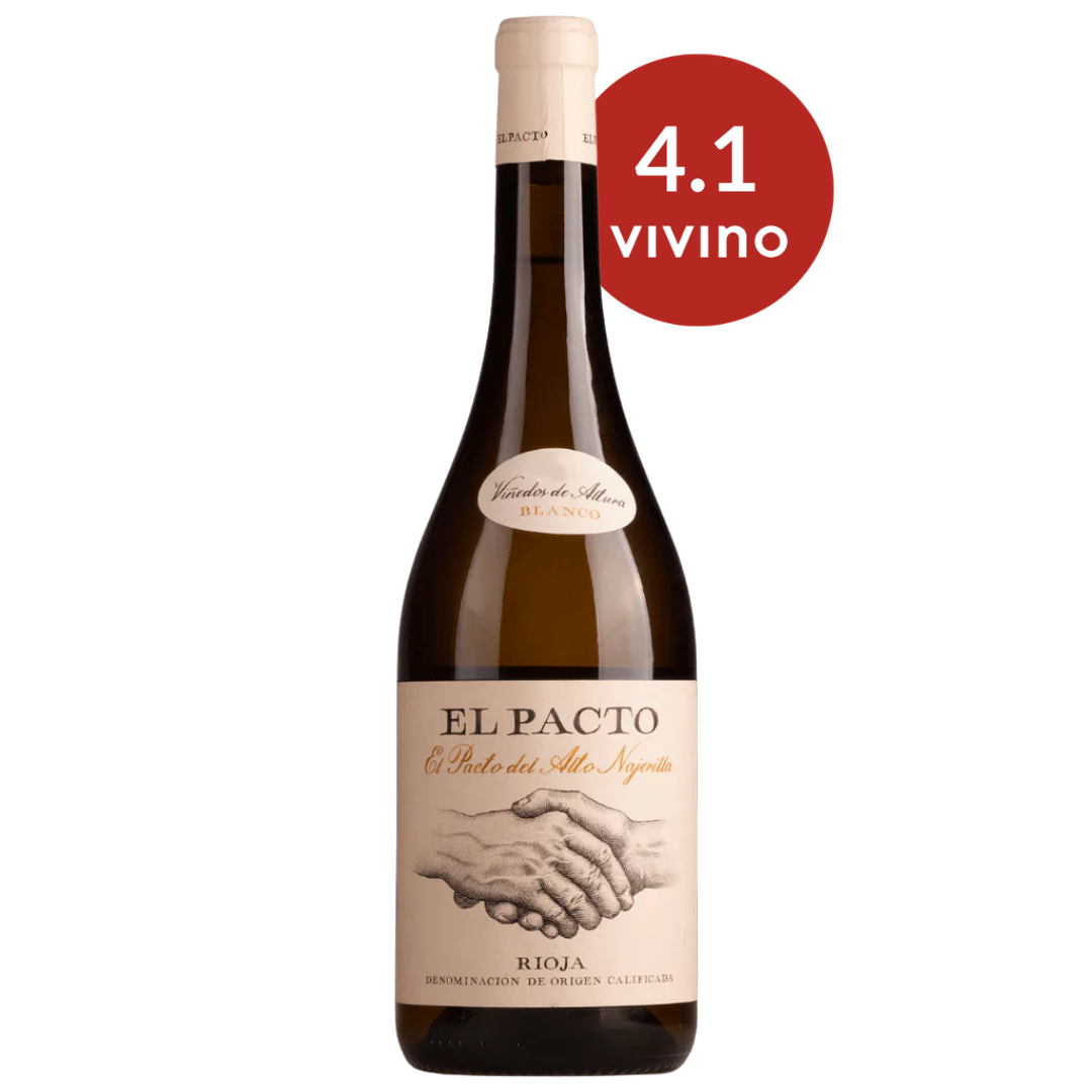 El Pacto Rioja Blanco Organic White Wine Bottle Red Dot Wine Singapore