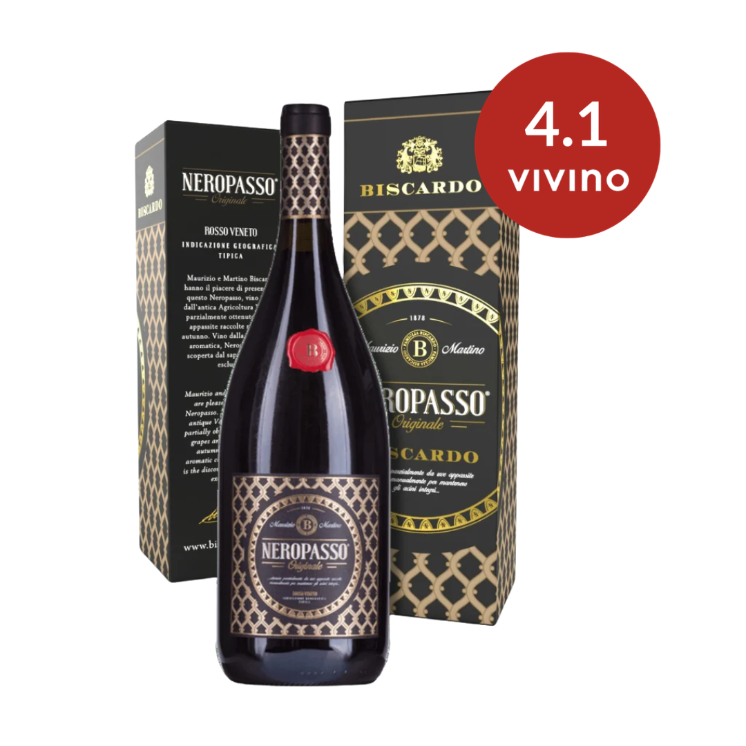Biscardo Neropasso Veneto Magnum (1,5 ltr) Red wine in magnum bottles Red Dot Wine Singapore