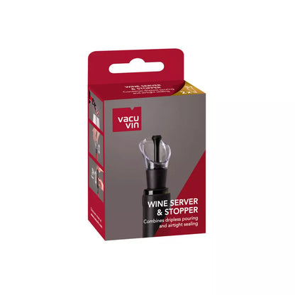 Vacu Vin Wine Server & Stopper Set of 2