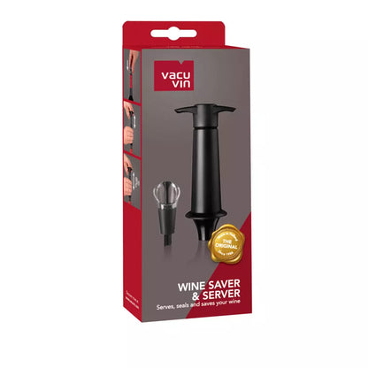 Vacu Vin Wine Saver & Server + 1 Server & Stopper