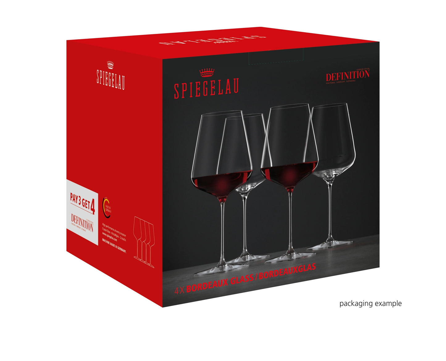 🎄 Spiegelau Bordeaux Wine Glass Definition 750ml (Pay 3 Get 4) (Christmas Express) 🎄