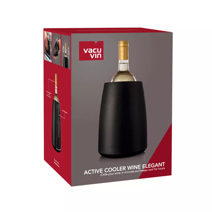 Vacu Vin Active Cooler Wine Elegant, Black