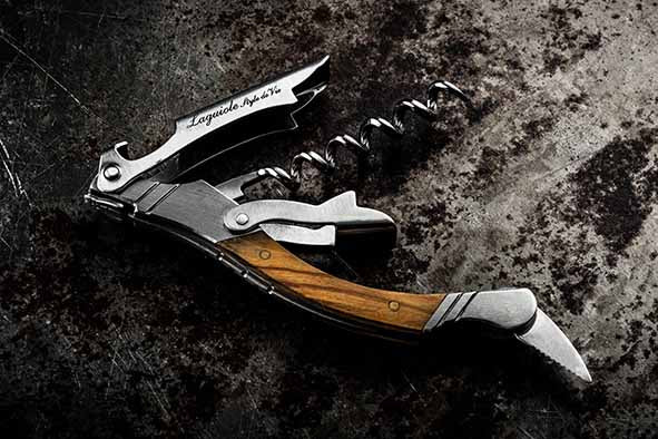 Laguiole "Style de Vie - Luxury Line" Corkscrew Olive Wood