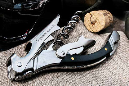 Laguiole "Style de Vie - Luxury Line" Corkscrew Ebony wood Black