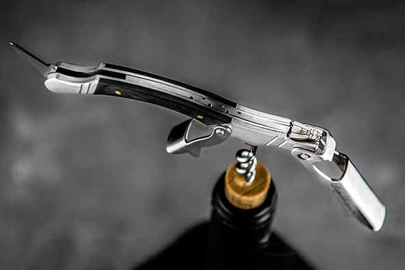 Laguiole "Style de Vie - Luxury Line" Corkscrew Ebony wood Black