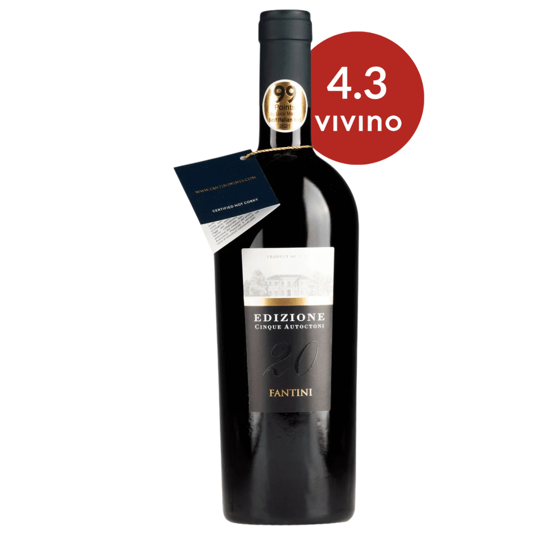 Edizione 23 Cinque Autoctoni Red Wine Bottle Red Dot Wine Singapore