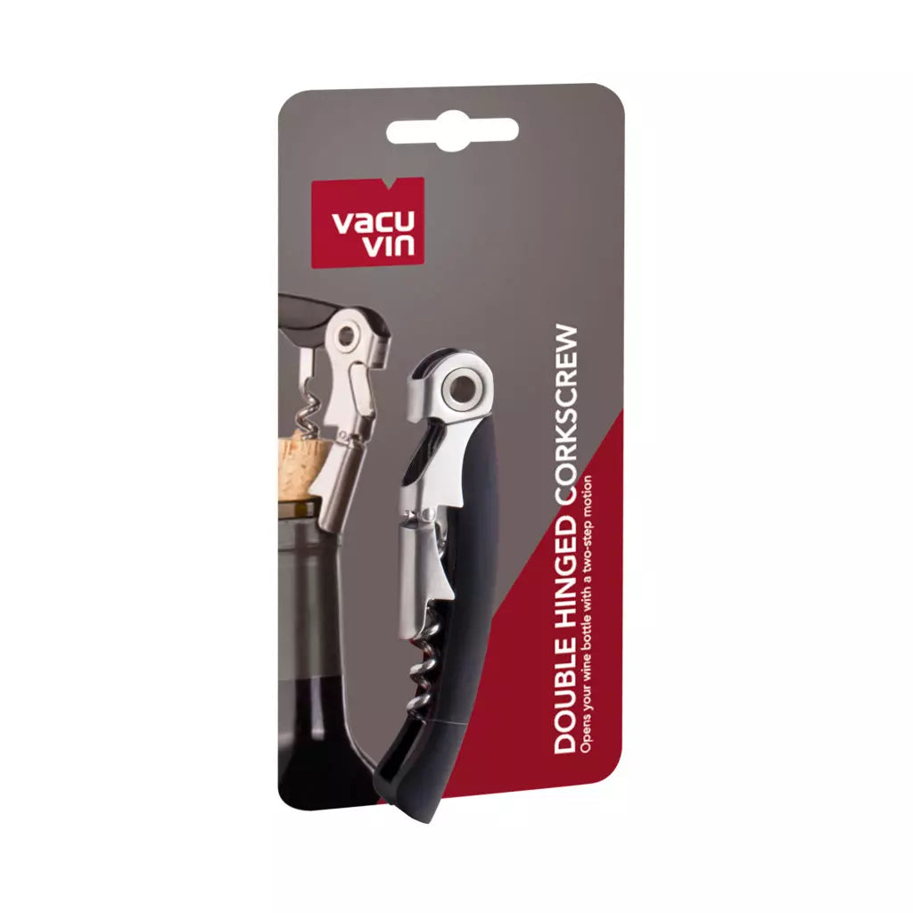 Vacu Vin Double Hinged Corkscrew