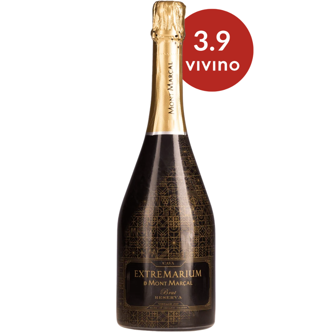 Cava Mont Marcal Extremarium Reserva (organic) Cava Bottle Red Dot Wine Singapore