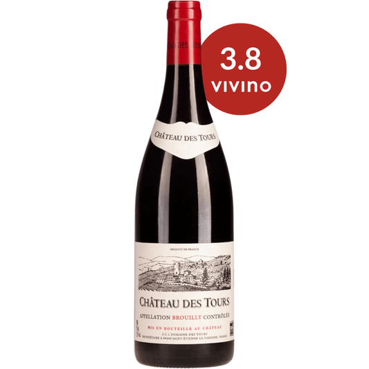 Chateau des Tours Brouilly Red Wine Bottle Red Dot Wine Singapore