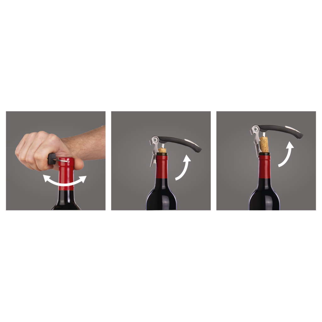 Vacu Vin Double Hinged Corkscrew