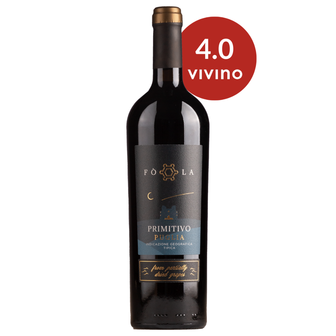 Fola Primitivo Partially dried grapes 2023 Red Dot Wine