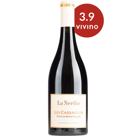 La Nerthe Cotes-du-Rhone villages Les Cassagnes Rouge Red Wine Bottle Red Dot Wine Singapore