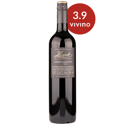 Langmeil Three Gardens Shiraz Mataro Grenache Red Wine Bottle Red Dot Wine Singapore