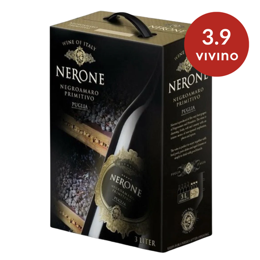 Nerone Primitivo - Negroamaro Bag-in-Box (3 liter) Red Wine Bottle Red Dot Wine Singapore