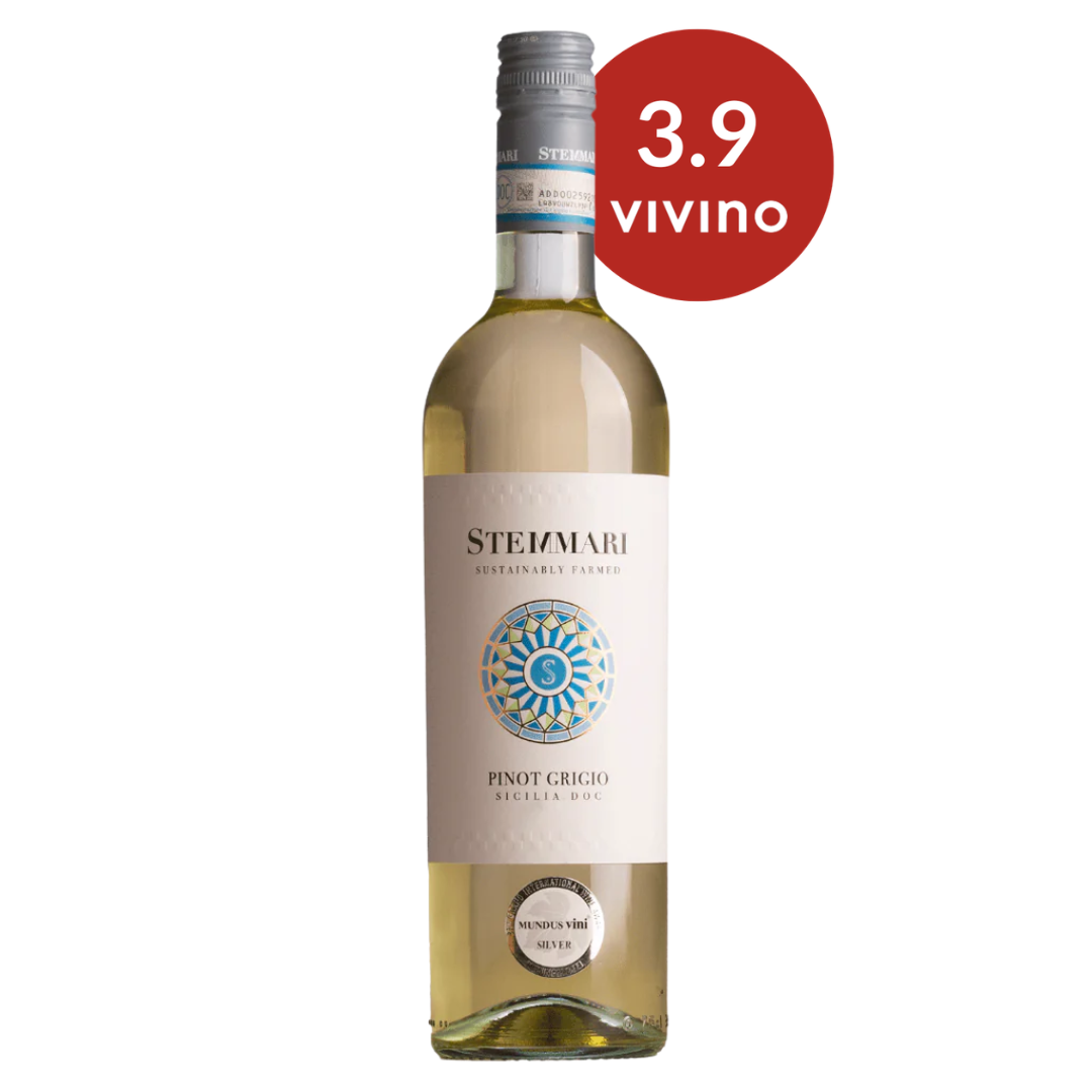 Stemmari Pinot Grigio White Wine Bottle Red Dot Wine Singapore
