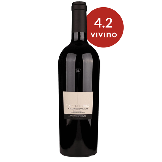 Piano del Cerro Aglianico del Vulture Red Wine Bottle Red Dot Wine Singapore