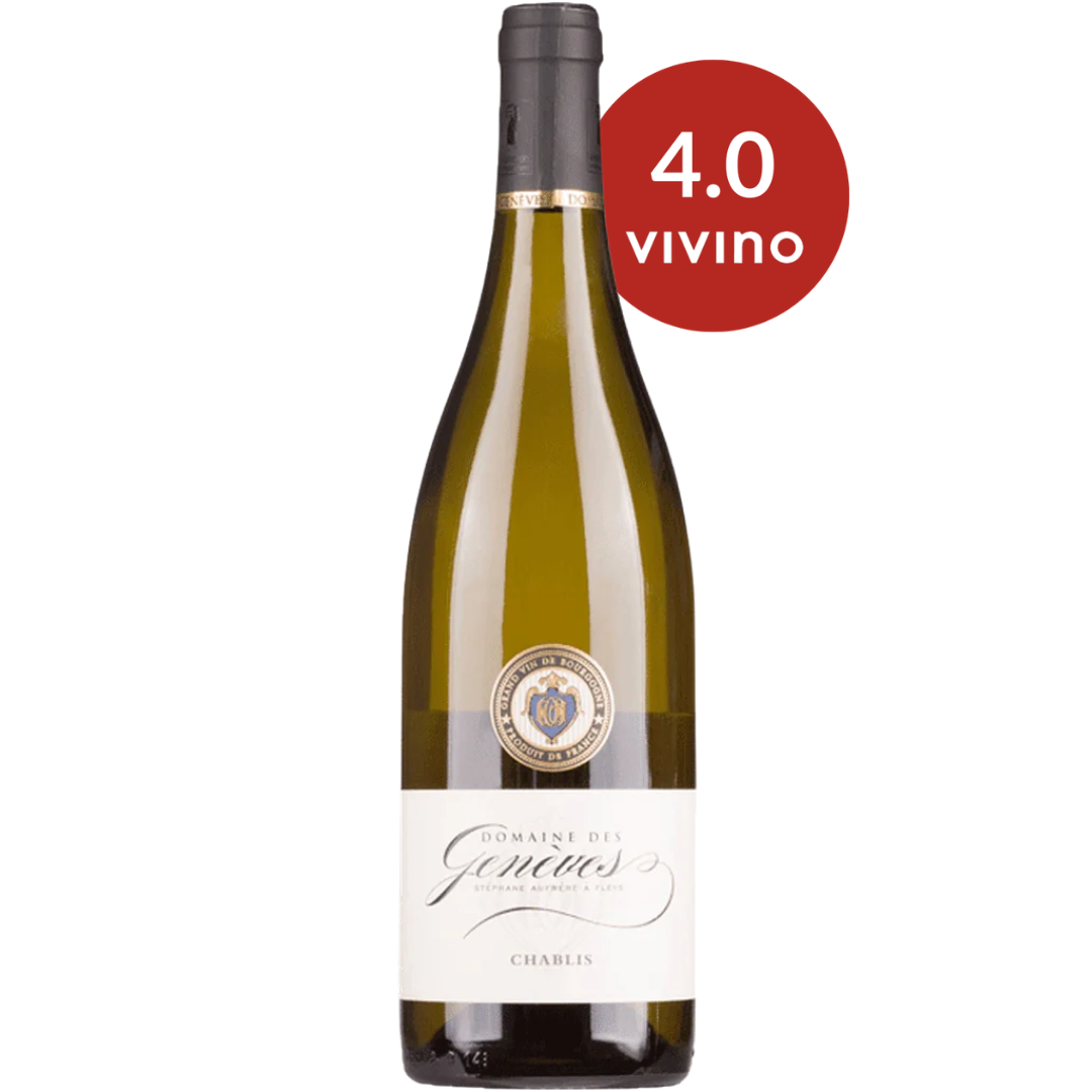 Domaine des Geneves Chablis White Wine Bottle Red Dot Wine Singapore