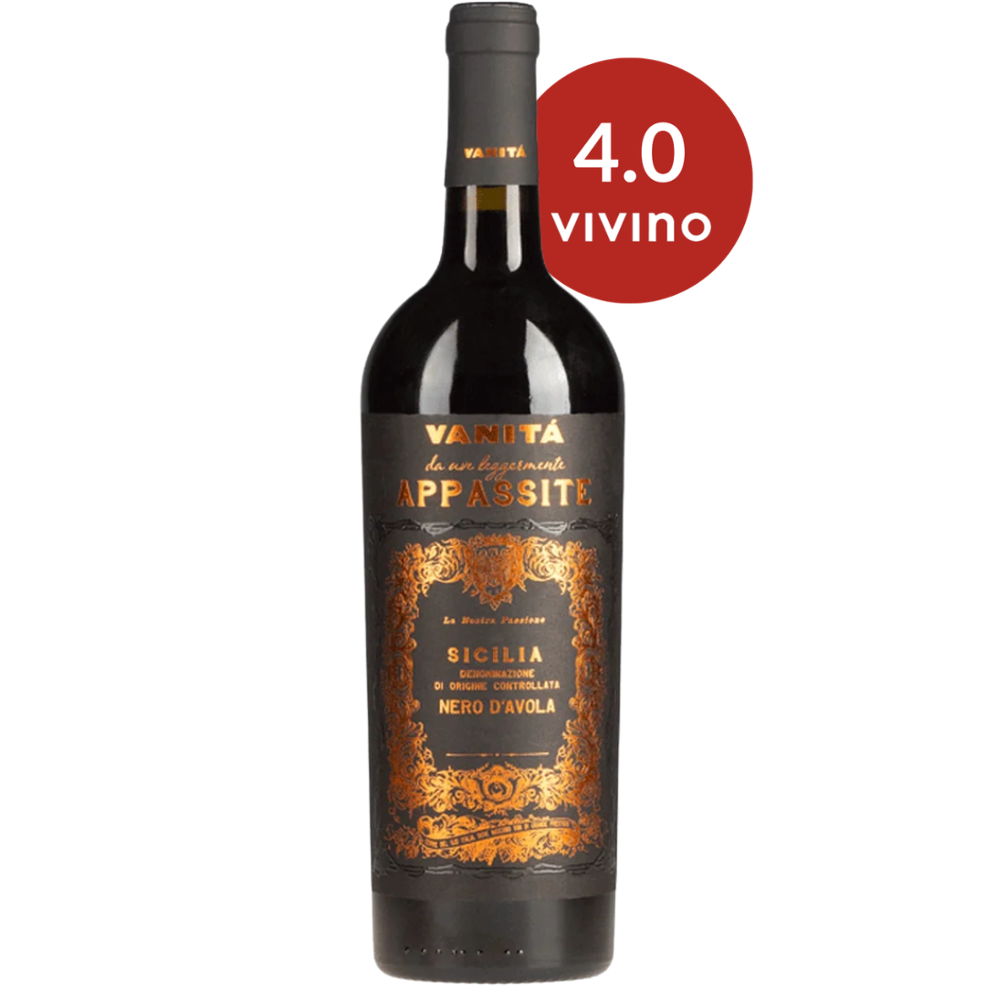 Vanita Nero d'Avola Appassite Sicilia Red Wine Bottle Red Dot Wine Singapore