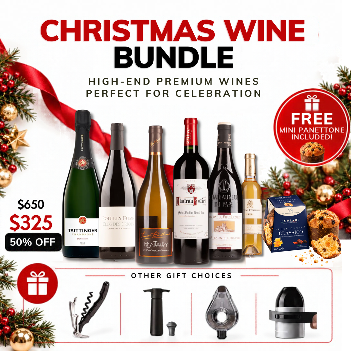 Christmas Wine Bundle Red Dot Wine