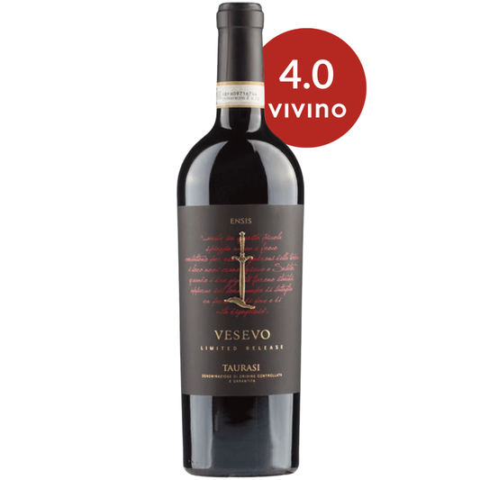 Vesevo Taurasi DOCG Ensis Red Wine Bottle Red Dot Wine Singapore