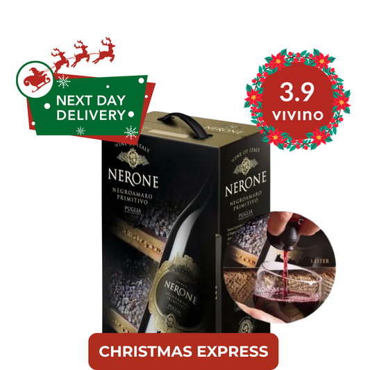 🎄 Nerone Primitivo - Negroamaro Bag-in-Box (3 liter) (Christmas Express) 🎄
