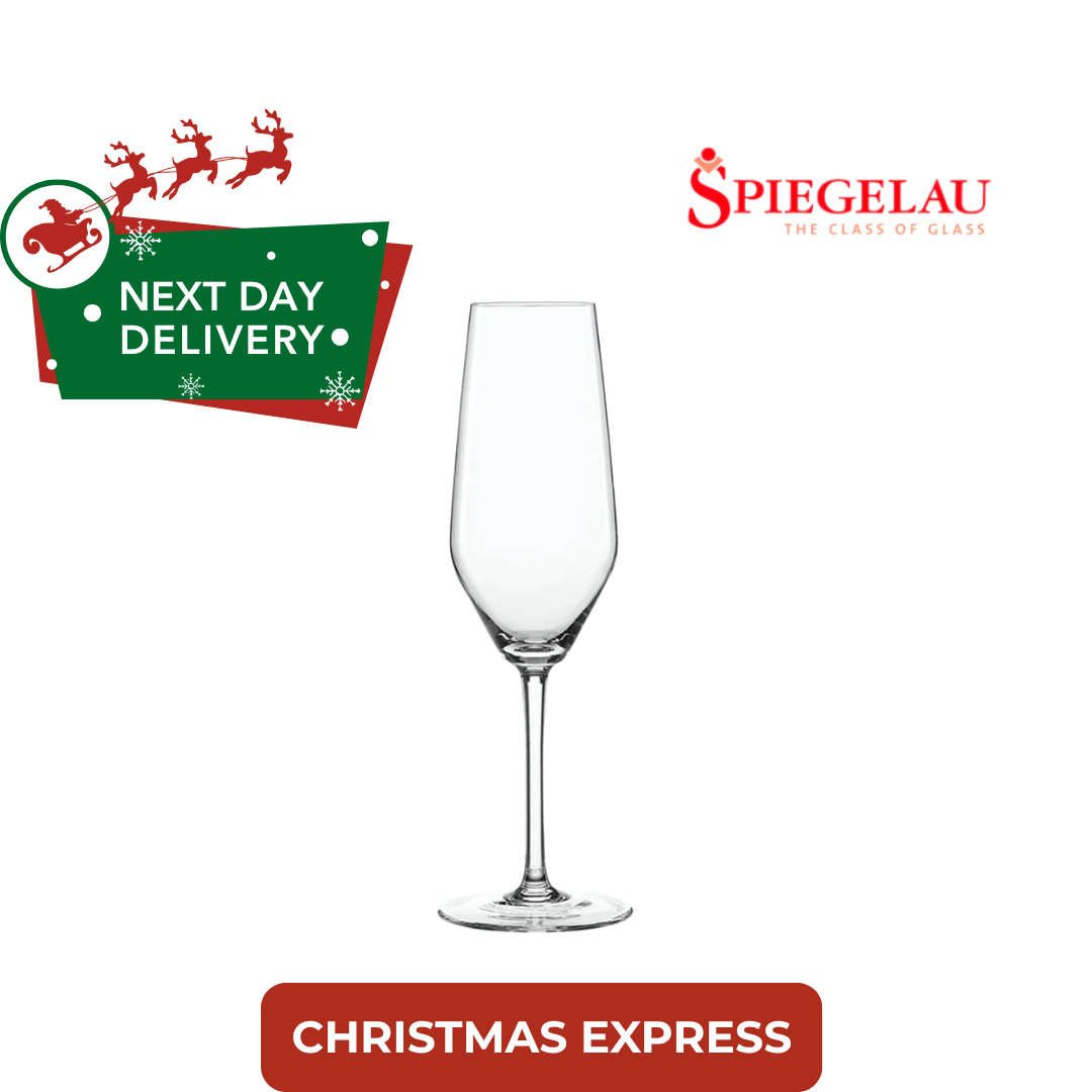 🎄 Spiegelau Champagne Flutes (4x240 ml) (Christmas Express) 🎄